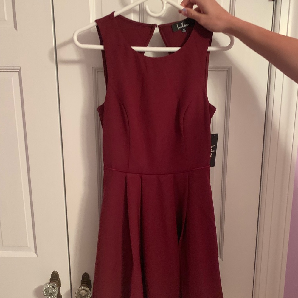 Brand new burgundy dress